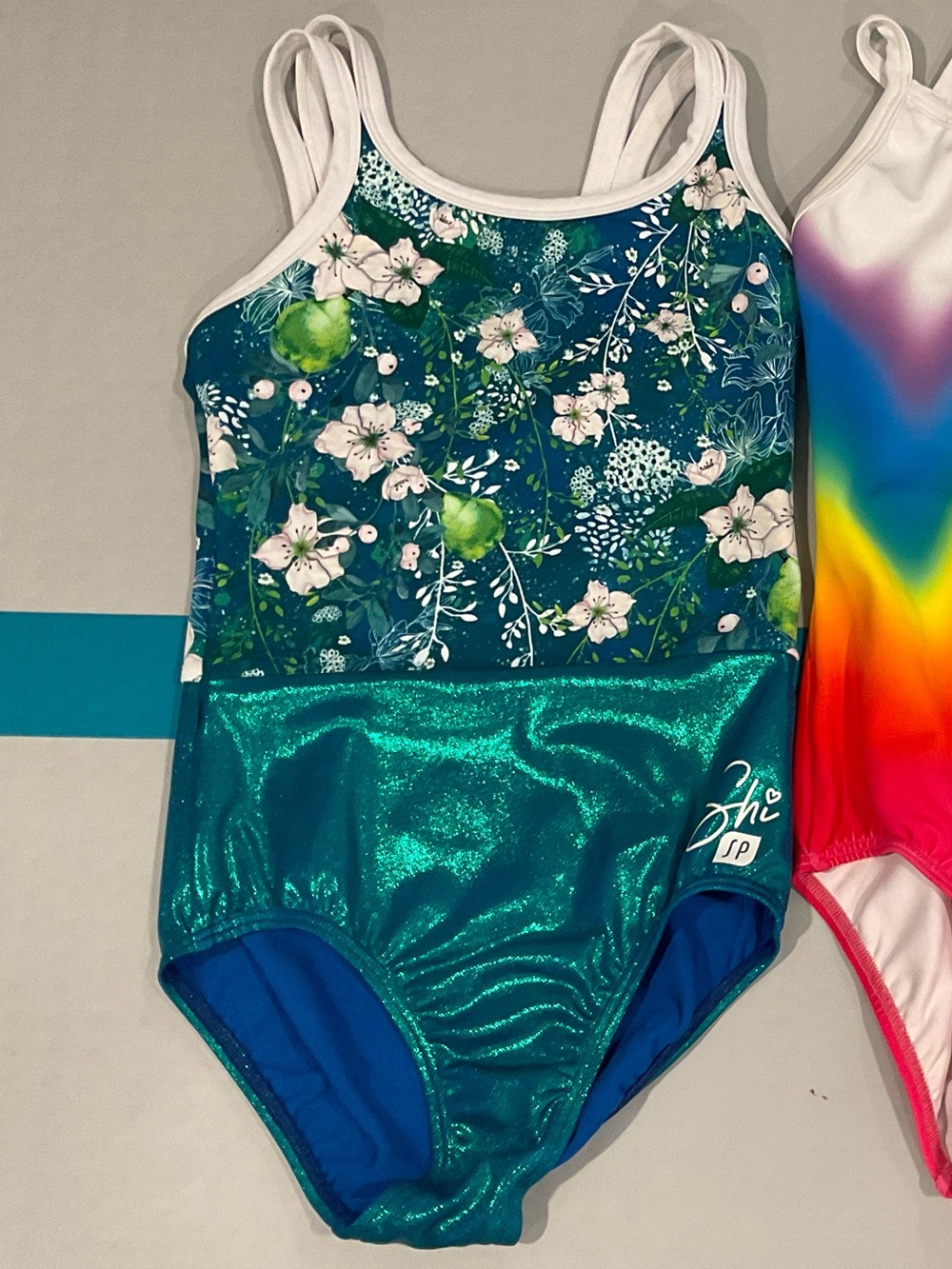 SylviaP x Shi sz8 Green Goddess leotard